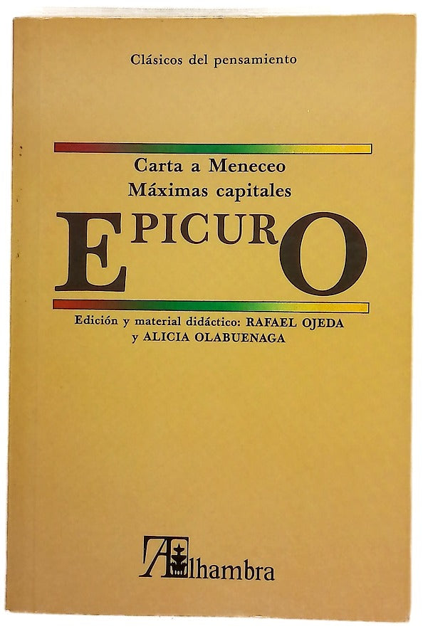 Carta a Meneceo y Máximas capitales