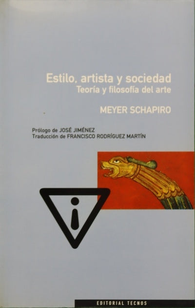 Estilo, artista y sociedad teoría y filosofía del arte