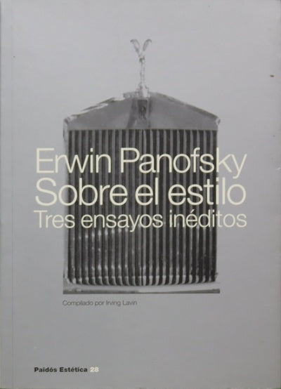 Sobre el estilo tres ensayos inéditos