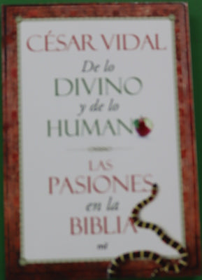 De lo divino y de lo humano : las pasiones en la Biblia