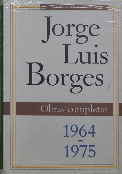 Obras completas 1964-1975 (v. III)