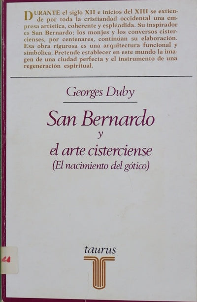 San Bernardo y el arte cisterciense (el nacimiento del gótico)