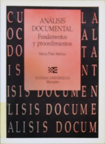 Análisis documental fundamentos y procedimientos