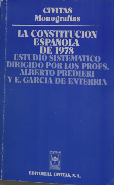 La Constitución española de 1978 estudio sistemático