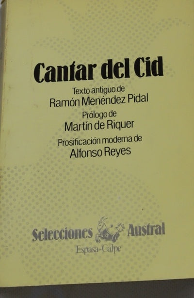 Cantar del Cid
