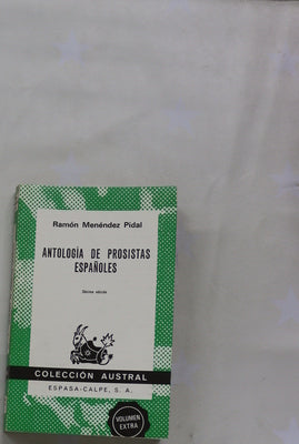 Antología de prosistas españoles