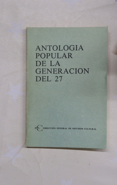 Antologia popular de la generación del 27