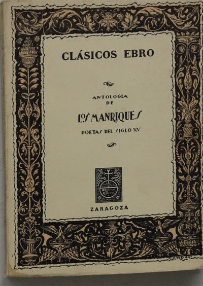 Antología de Los Manriques. Poetas del siglo XX