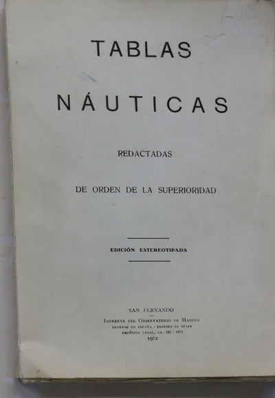 Tablas naúticas