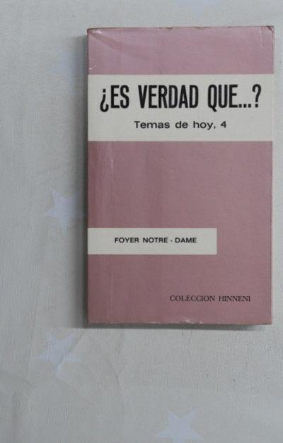 ¿Es verdad que