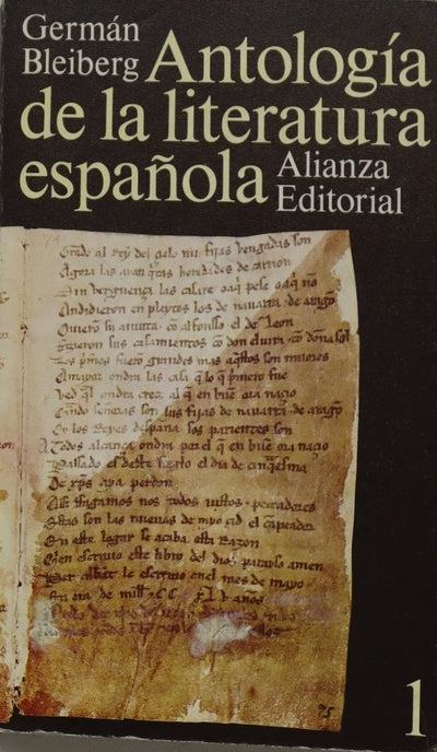 Antología de la Literatura Española (v. I)