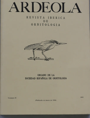 Ardeola : revista ibérica de ornitología (v. XXX)