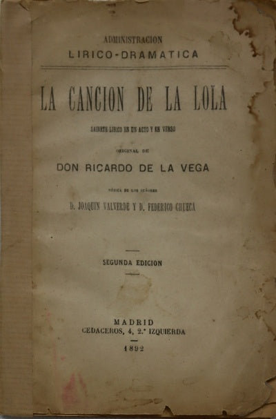 La canción de la Lola