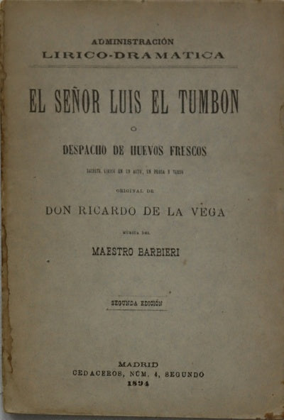 El señor Luis el tumbón