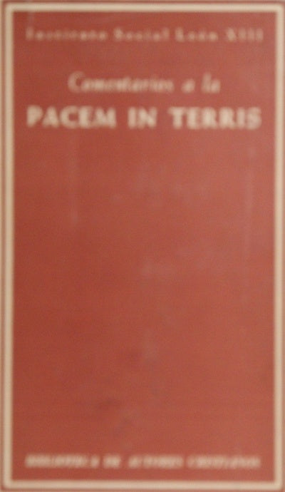 Comentarios a la Pacem in terris