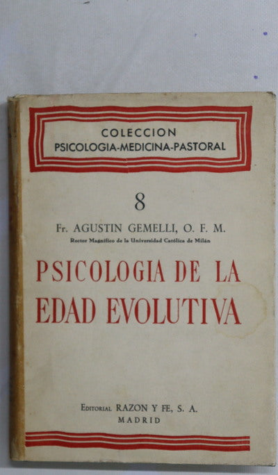 Psicología de la edad evolutiva (v. VIII)