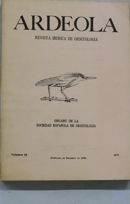 Ardeola. Revista ibérica de ornitología (v. XXIV)