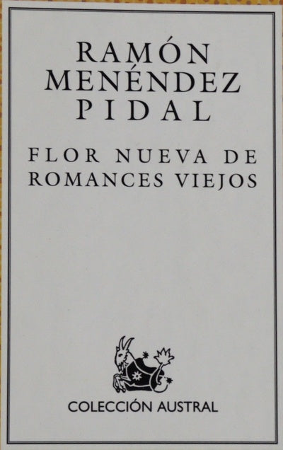 Flor nueva de romances viejos