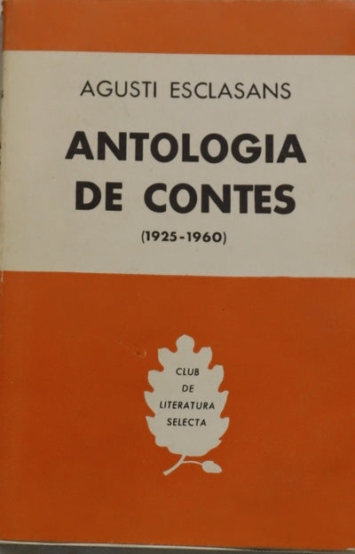 Antología de contes 1925-1960