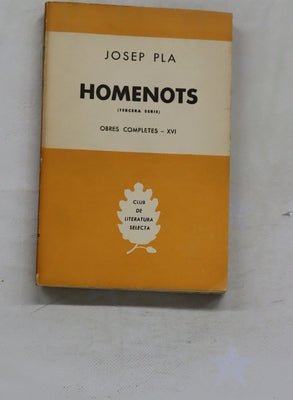 Homenots. Obres completes XVI