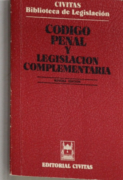 Código Penal y legislación complementaria