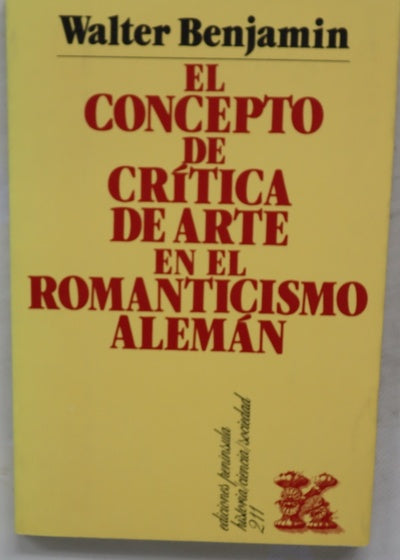 El concepto de crítica de arte en el romanticismo alemán