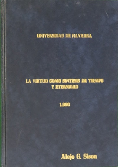 La virtud como síntesis de tiempo y eternidad