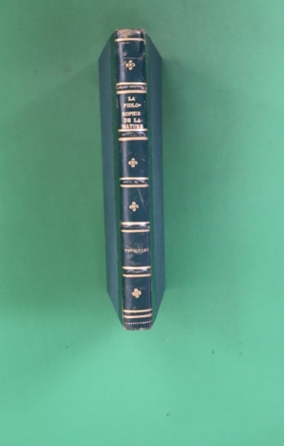 La philosophie de la nature (primera parte): La nature en général