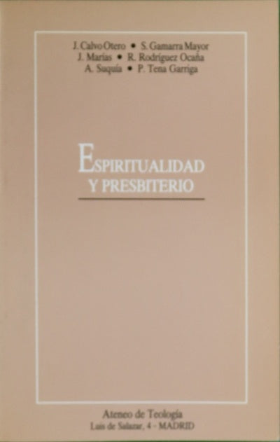 Espiritualidad y presbiterio balance sinodal del postconcilio