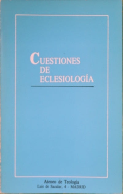 Cuestiones de eclesiología
