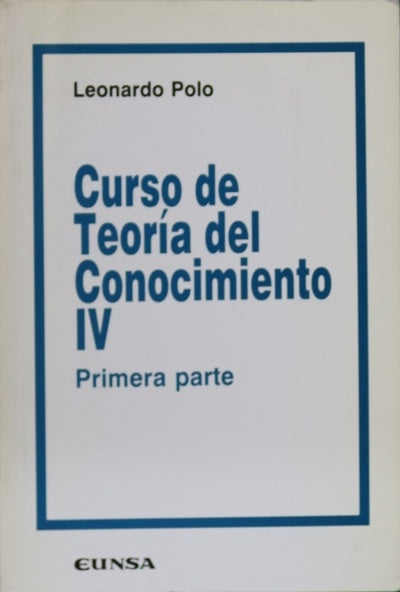 Curso de teoría del conocimiento.