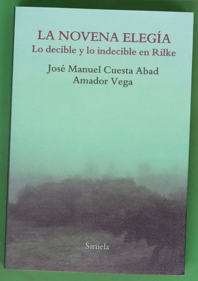 La novena elegía : lo decible y lo indecible en Rilke