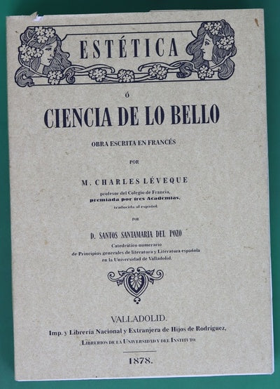 Estética ó Ciencia de lo bello