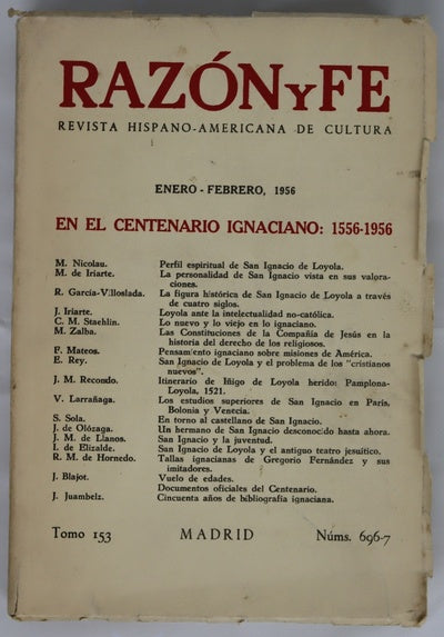 Razón y Fe, tomo 153, números 696-701