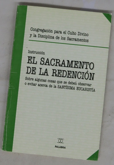 El sacramento de la redención