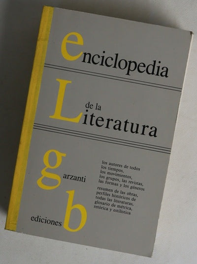Enciclopedia de la literatura garzanti