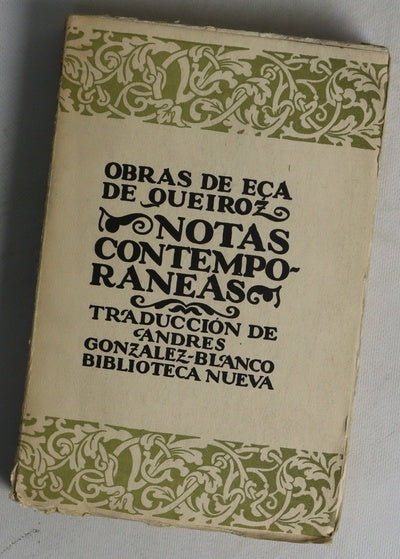 Notas contemporáneas