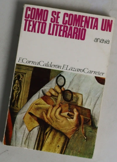 Como se comenta un texto literario
