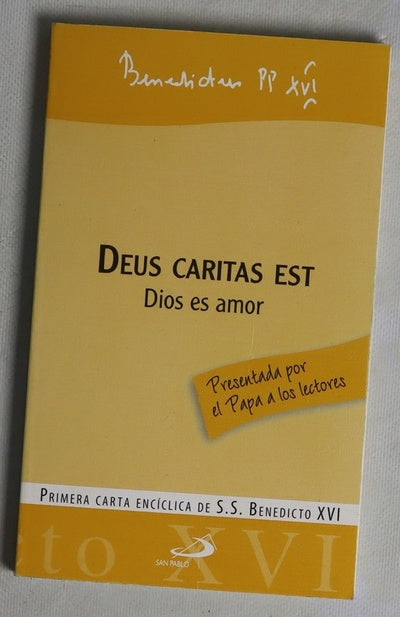 Deus caritas est Dios es amor