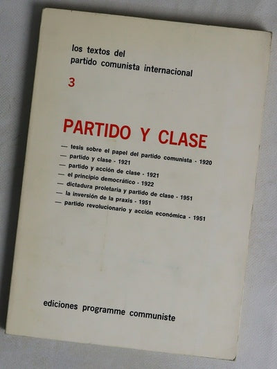 Partido y clase