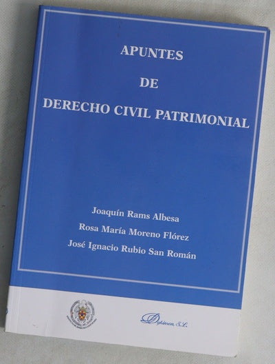 Apuntes de derecho civil patrimonial