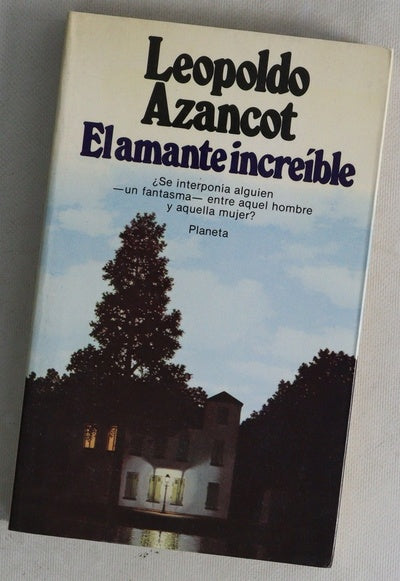 El amante increíble novela
