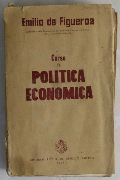 Curso de política económica