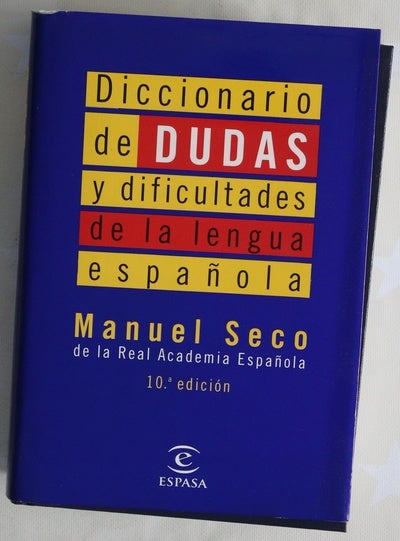 Diccionario de dudas y dificultades de la lengua española