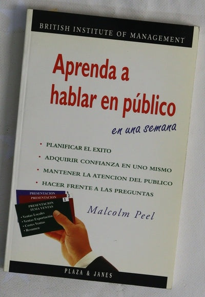 Aprenda a hablar en público en una semana