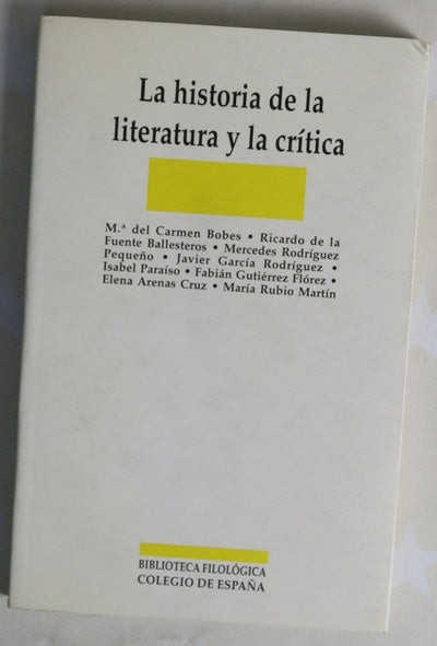 La historia de la literatura y la crítica