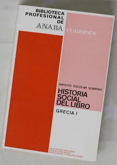 Historia social del libro.