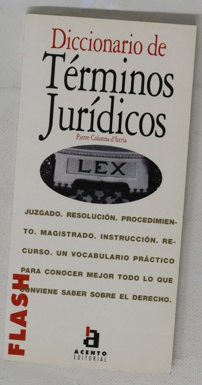 Diccionario de términos jurídicos