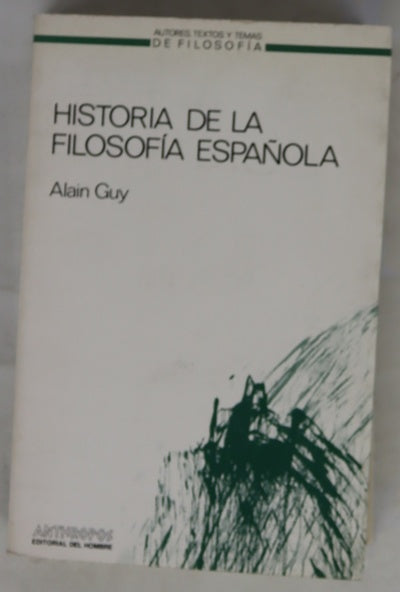 Historia de la filosofía española