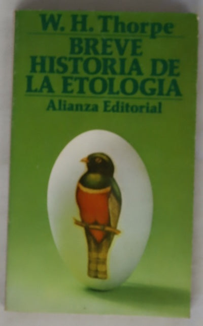 Breve historia de la Etología